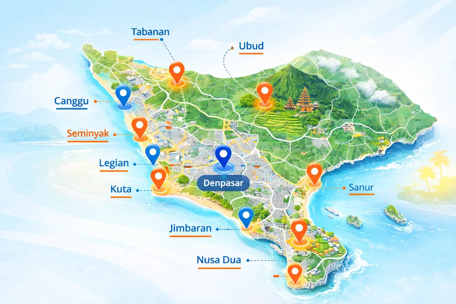 Service Coverage Map